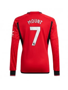 Moški Nogometna dresi replika Manchester United Mason Mount #7 Domači 2023-24 Dolgi rokav